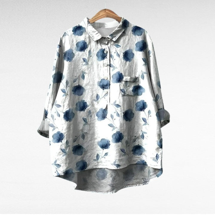 Elegant Patterned Shirt Émilie (Buy One Get One Free!)