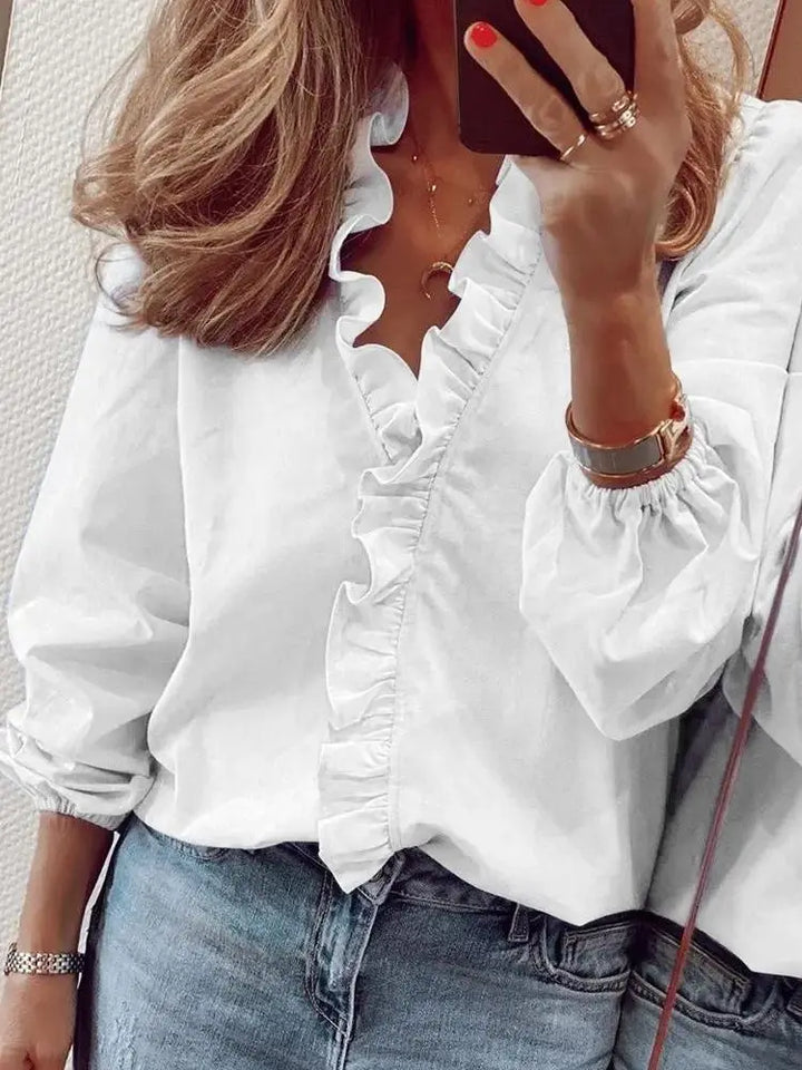 Elegant Long Sleeve Blouse Maren