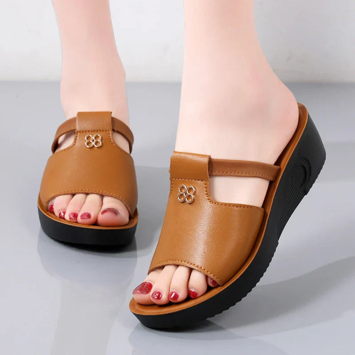 Leather Open-Toe Sandals – For Women | Savona