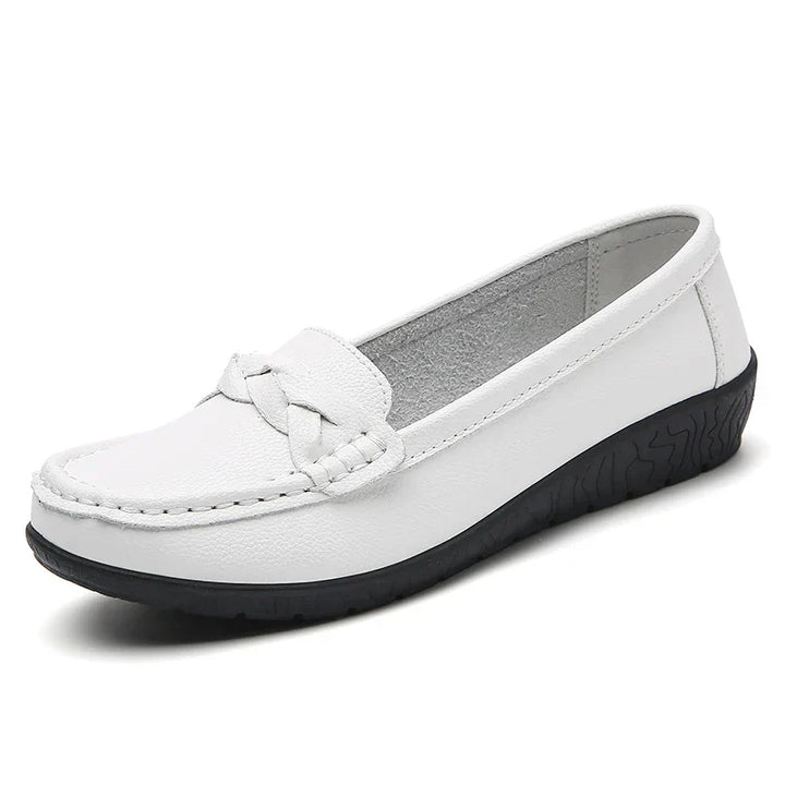 Leather Slip-On Shoes – Women's Cushioned Loafers | Savona