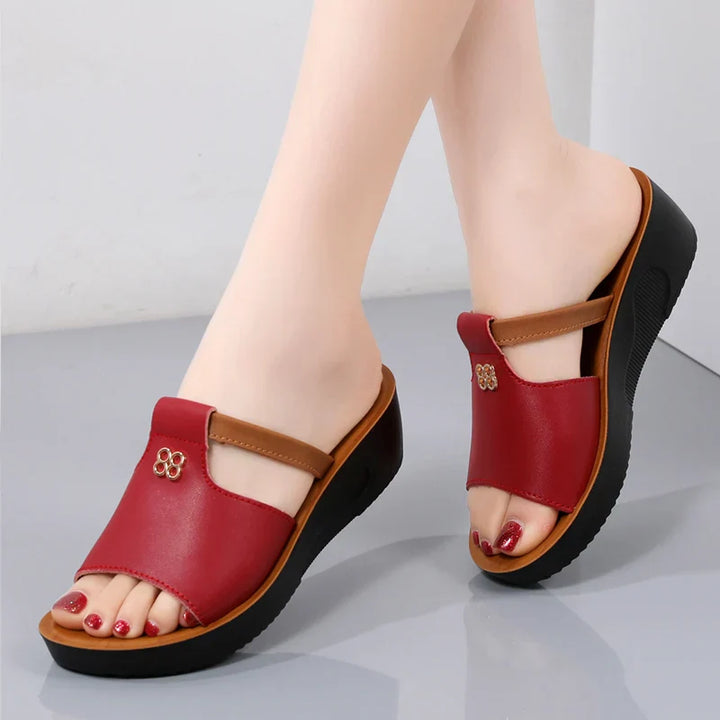 Leather Open-Toe Sandals – For Women | Savona