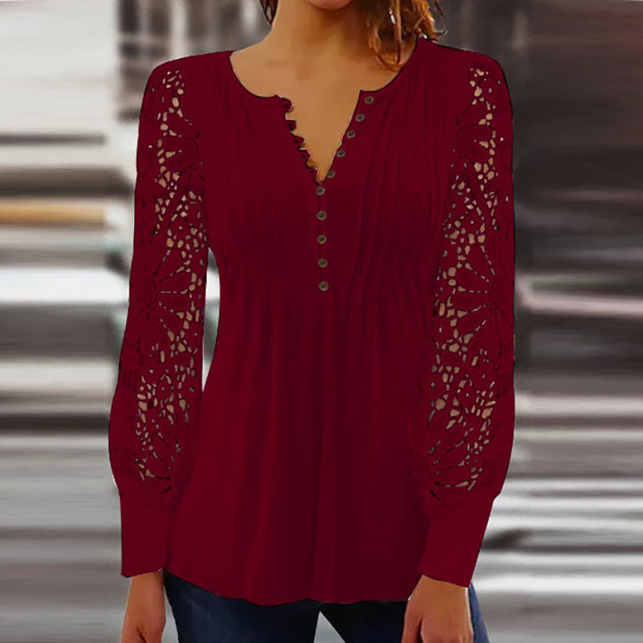 Sophisticated Long Sleeve Blouse Marianne