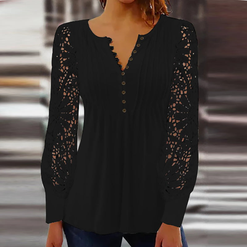 Sophisticated Long Sleeve Blouse Marianne
