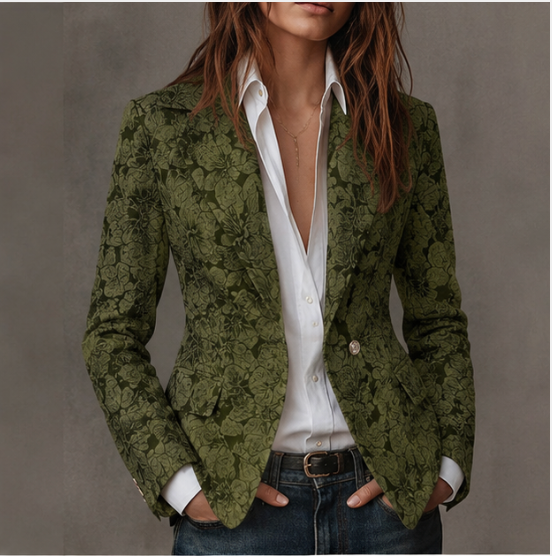 Tailored Jacquard Blazer