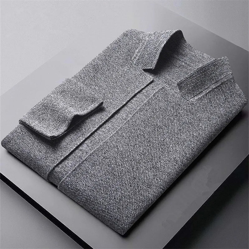 Men's Knitted Wool Cardigan