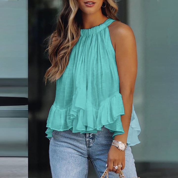 Textured Ruffled Blouse Karianne