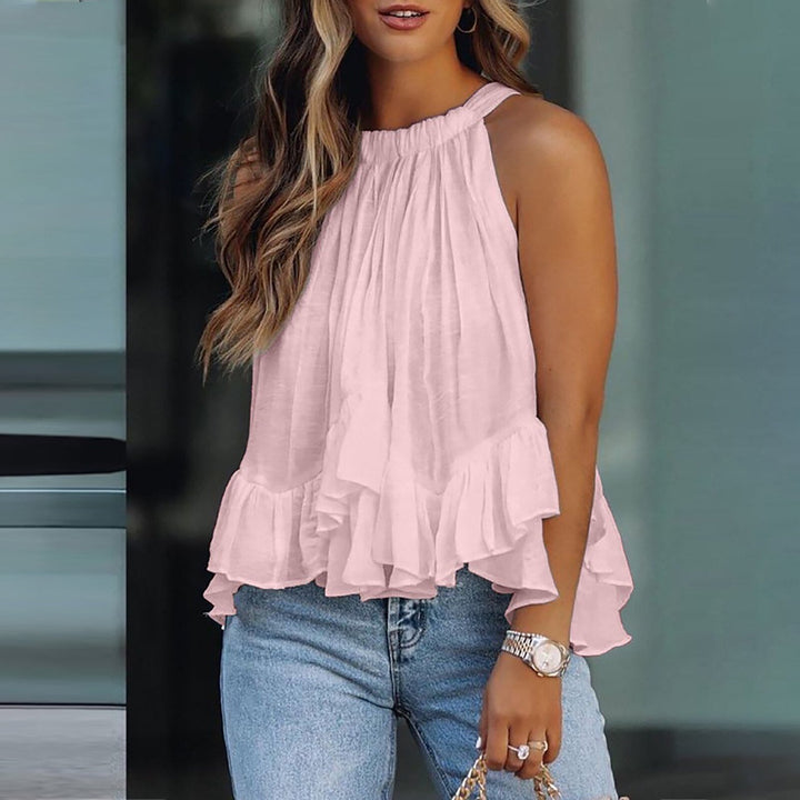 Textured Ruffled Blouse Karianne