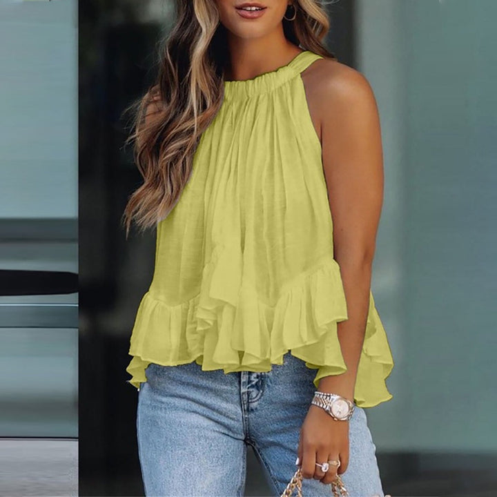 Textured Ruffled Blouse Karianne