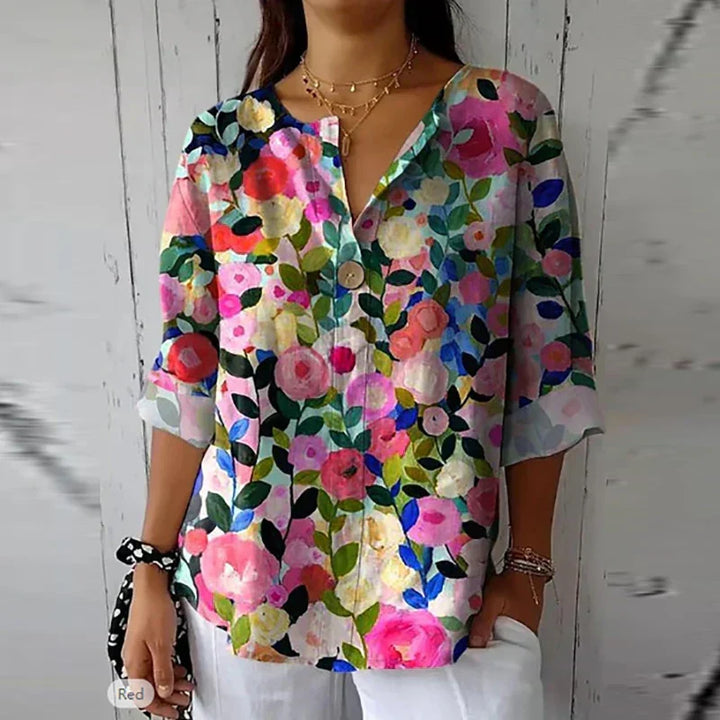 Elegant Floral Blouse Marie