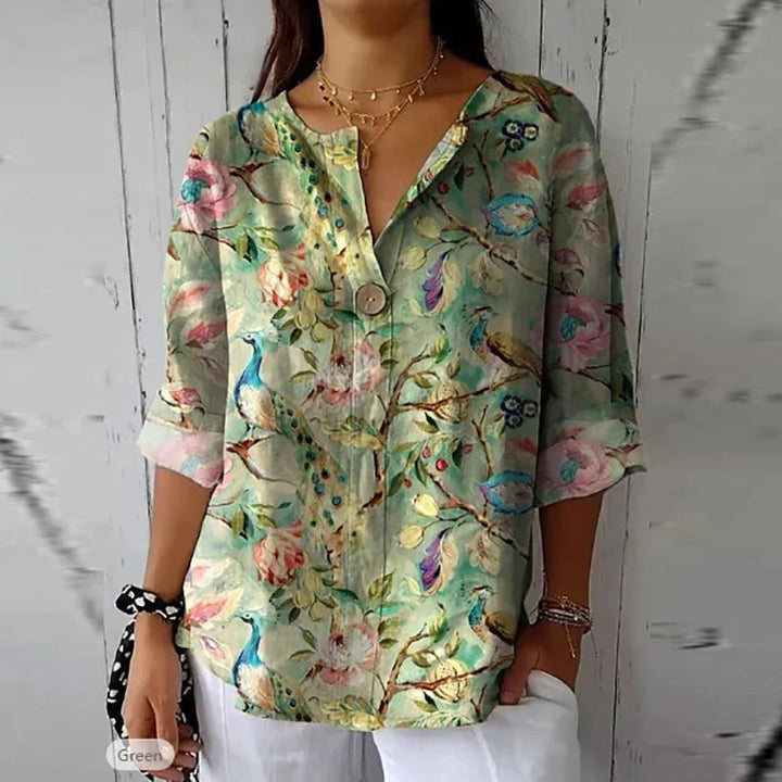 Elegant Floral Blouse Marie