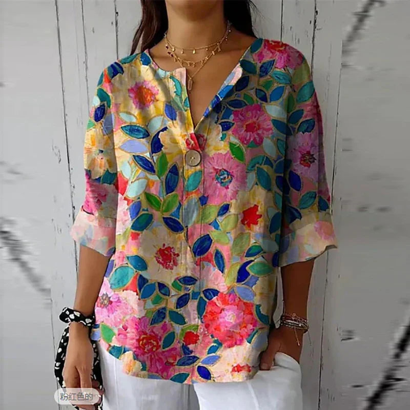 Elegant Floral Blouse Marie