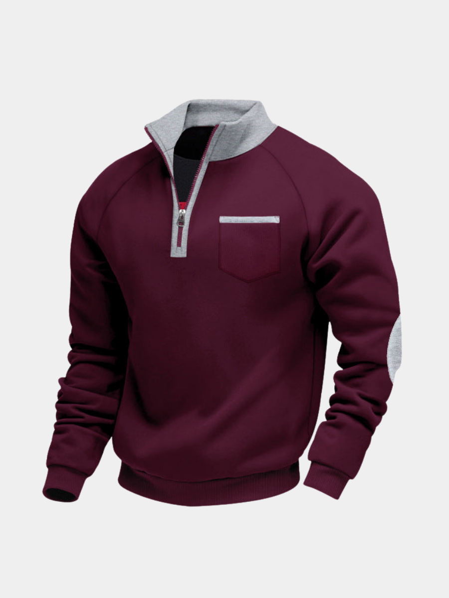 Men's Half-Zip Fleece Jumper