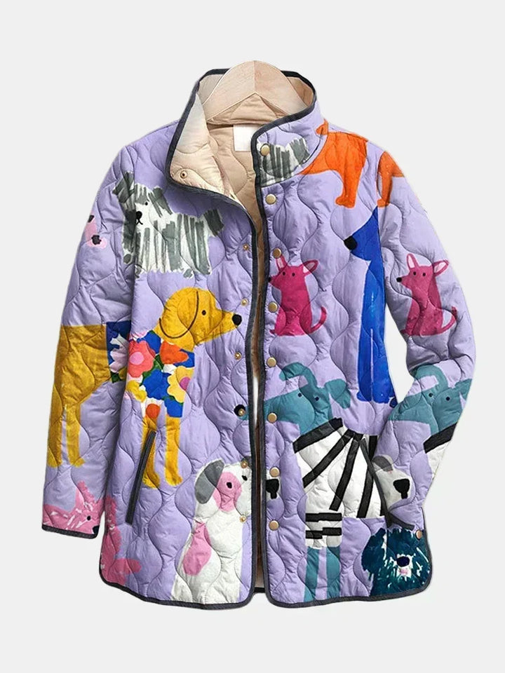 Quilted Jacket for Small Dogs - Michèle Style