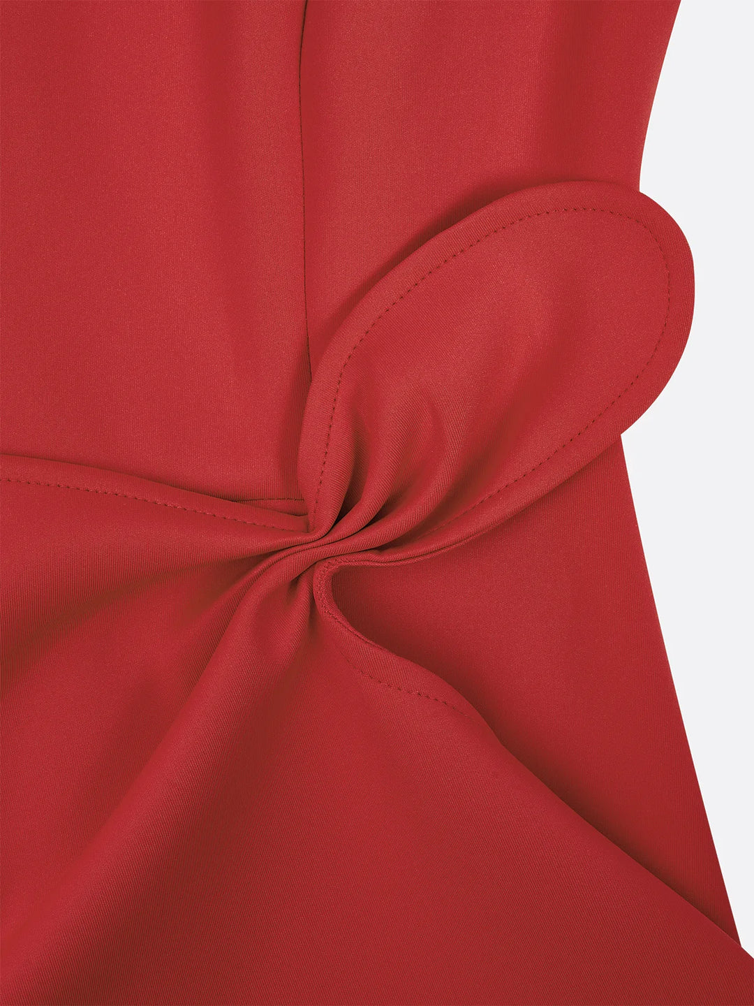 Sofia | Asymmetric Boat Neck Midi Elegant Dress