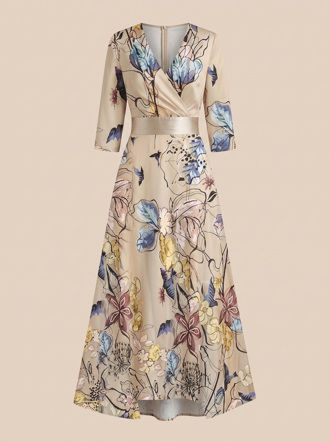 Leila | Elegant Floral Dress