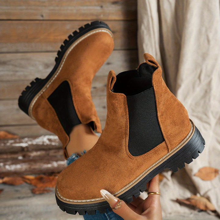 Mehetabel | Women's Chelsea Platform Ankle Boots