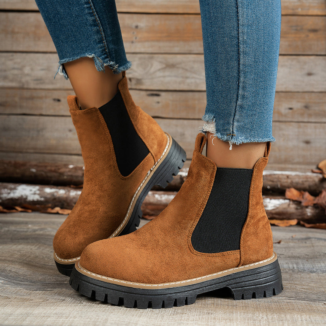 Mehetabel | Women's Chelsea Platform Ankle Boots