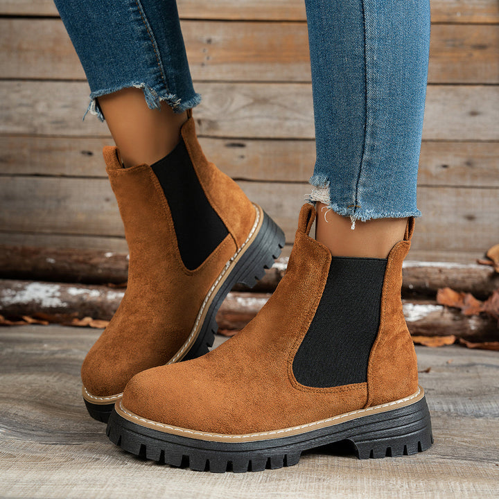 Mehetabel | Women's Chelsea Platform Ankle Boots