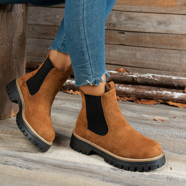 Mehetabel | Women's Chelsea Platform Ankle Boots