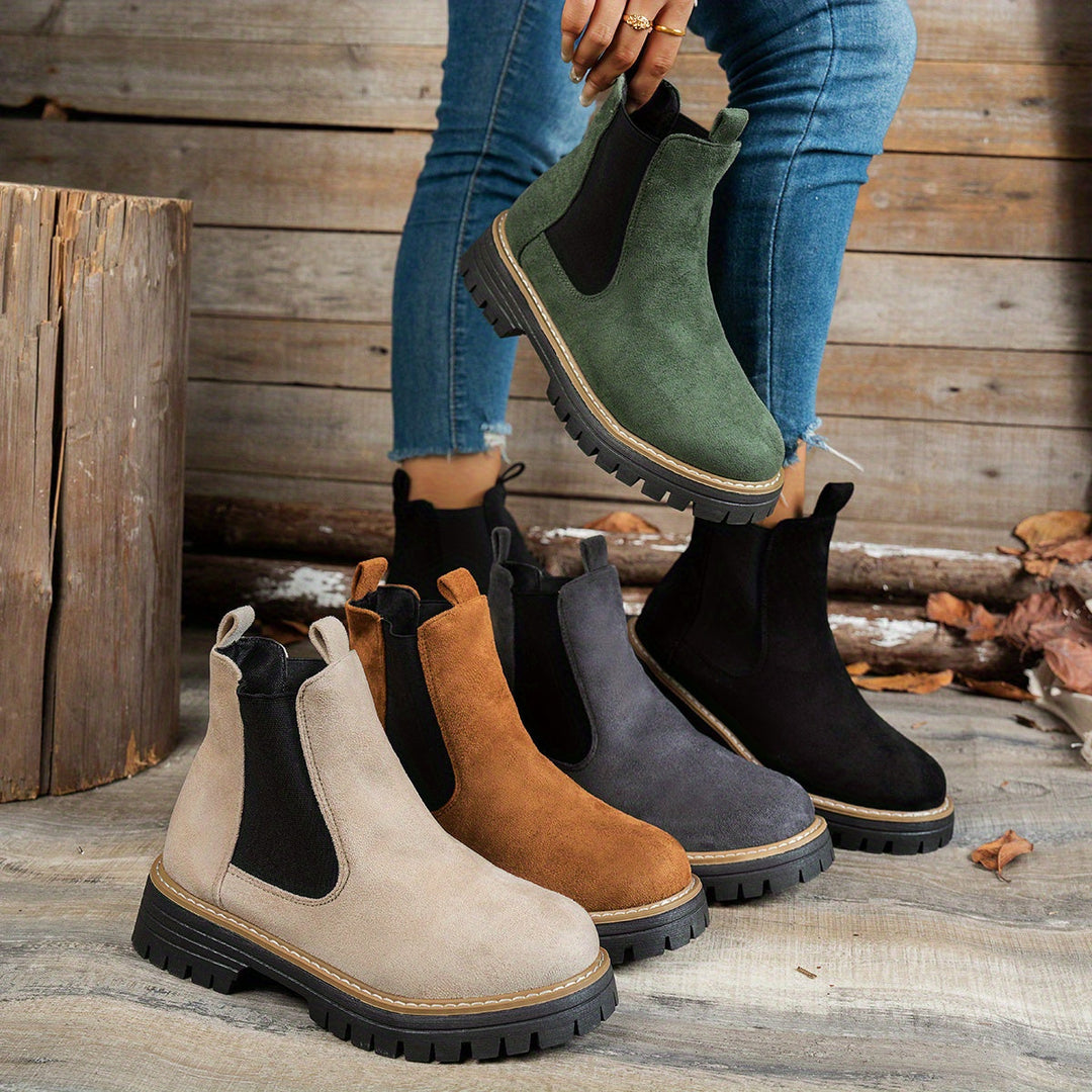 Mehetabel | Women's Chelsea Platform Ankle Boots