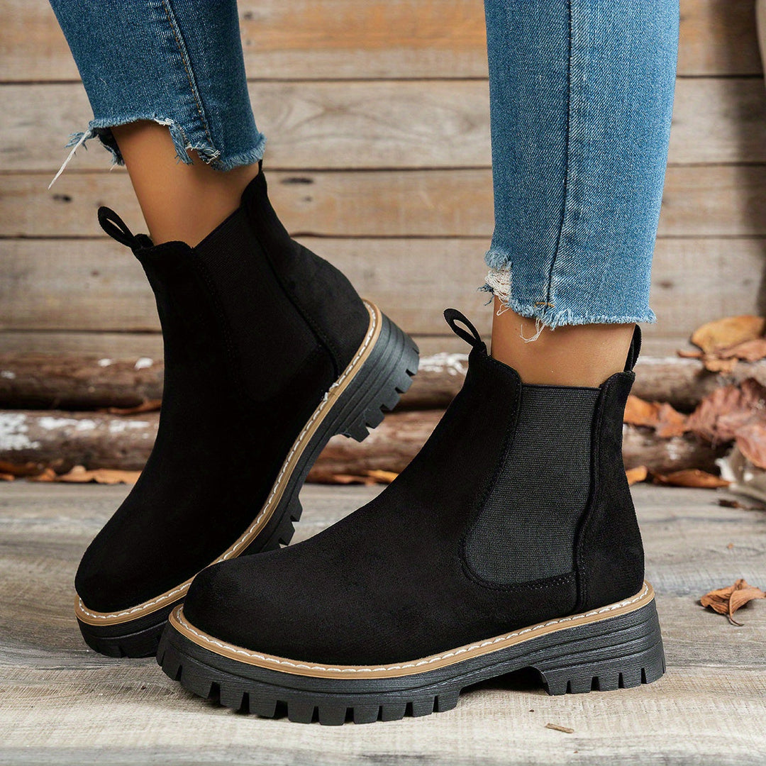 Mehetabel | Women's Chelsea Platform Ankle Boots