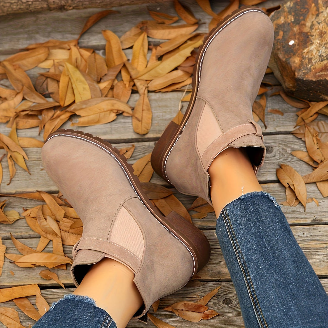 Brynn | Women's Buckle Ankle Boot with Block Heel