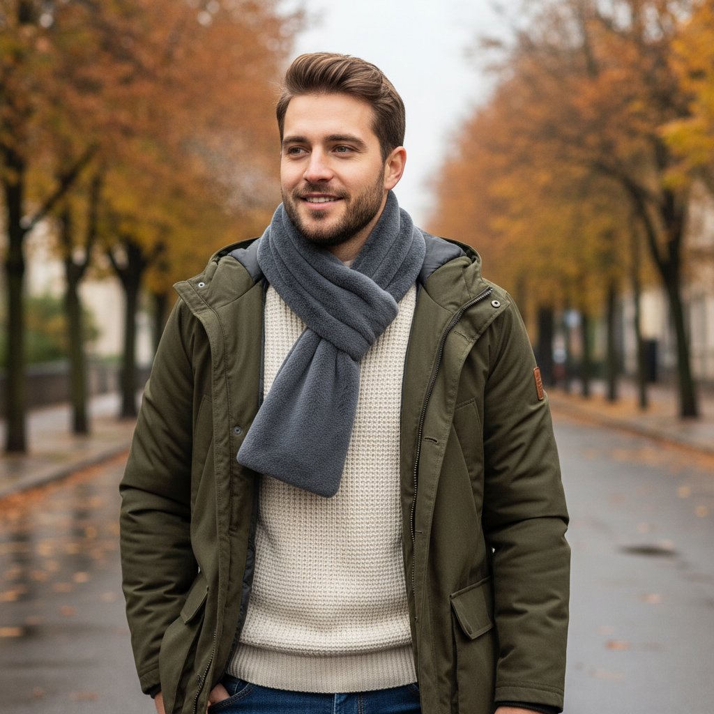 🎁Christmas Sale 49% OFF❄️ Faux-Fur Pull-Through Scarf with Hidden Pocket