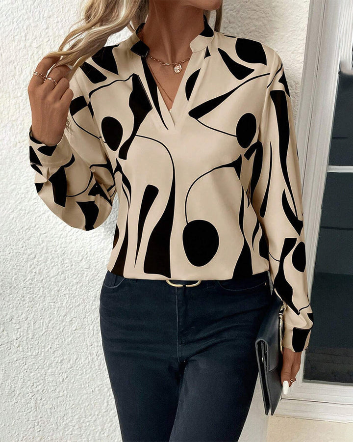 Luxurious Silk Blouse in Senna