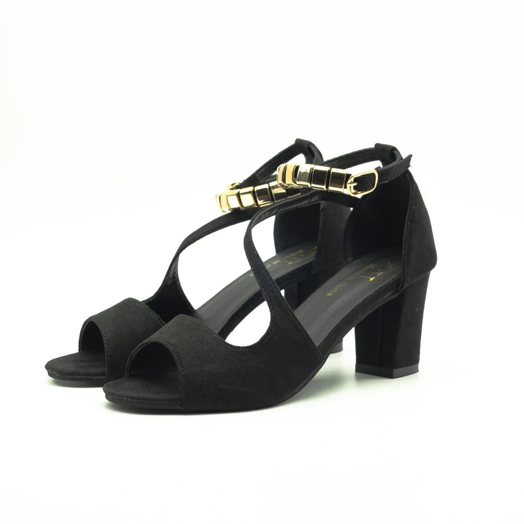 Bella | Open Toe Block Heel Ankle Strap Sandals