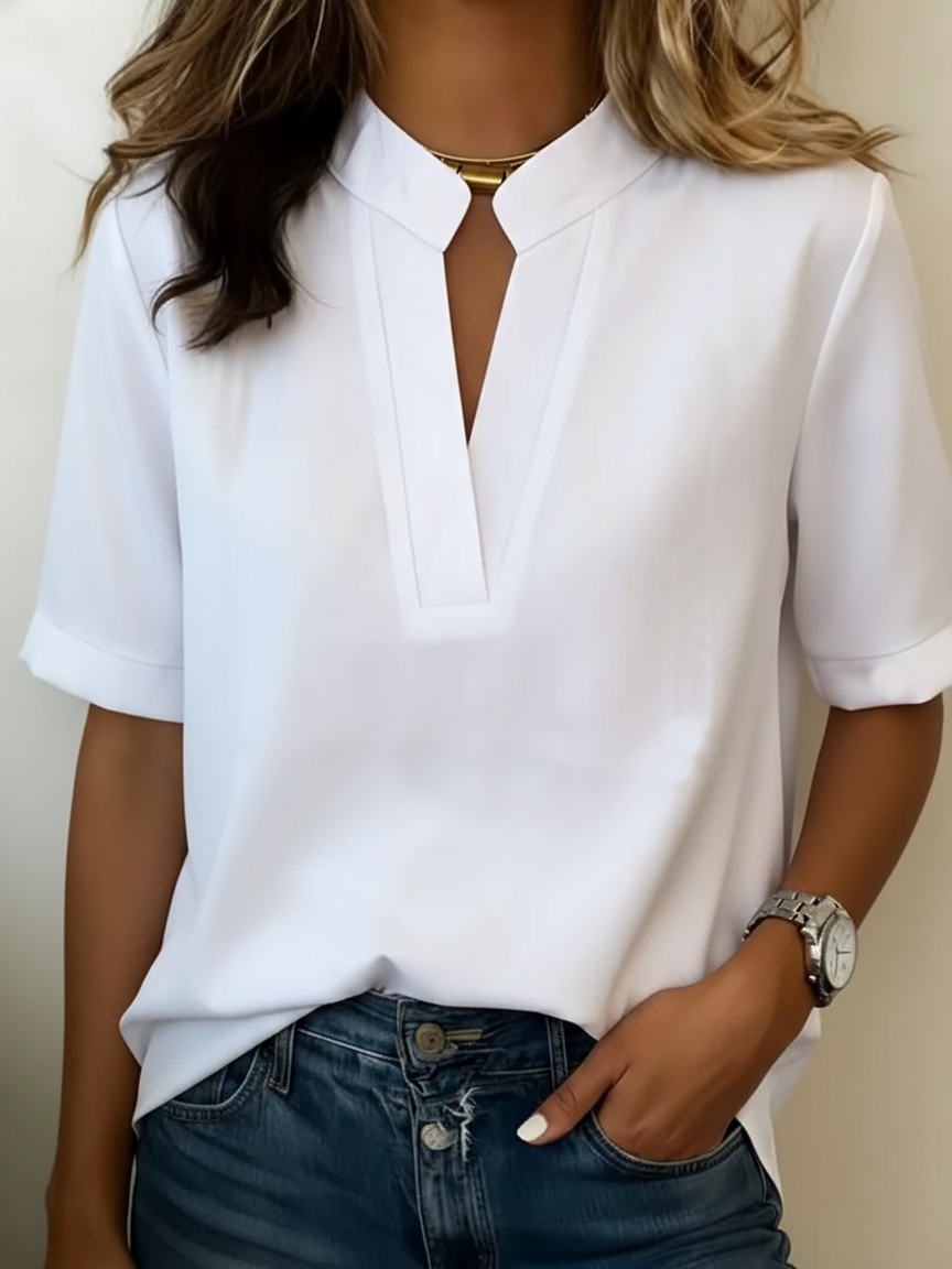 Chic V-Neck Blouse Margaux