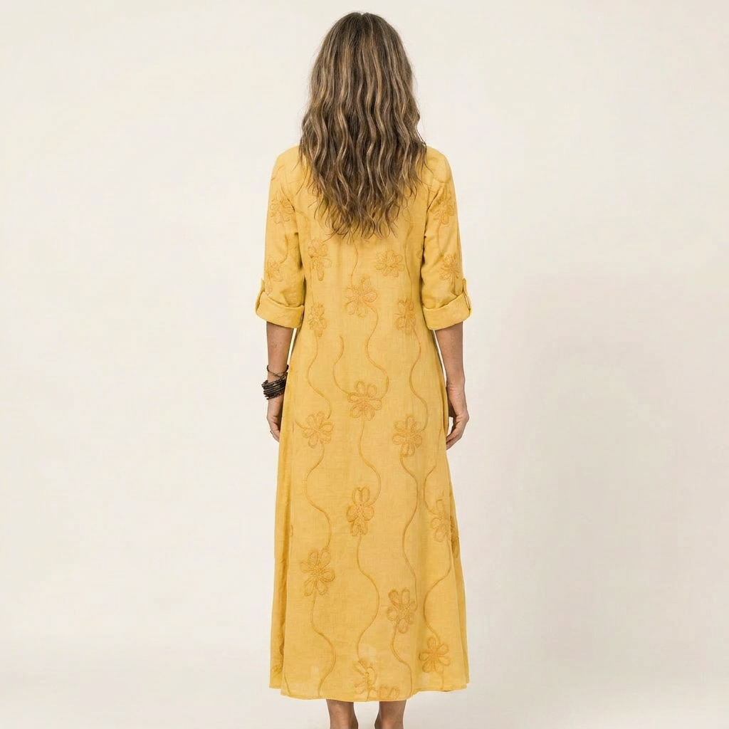 Marisa | Embroidered Maxi Dress