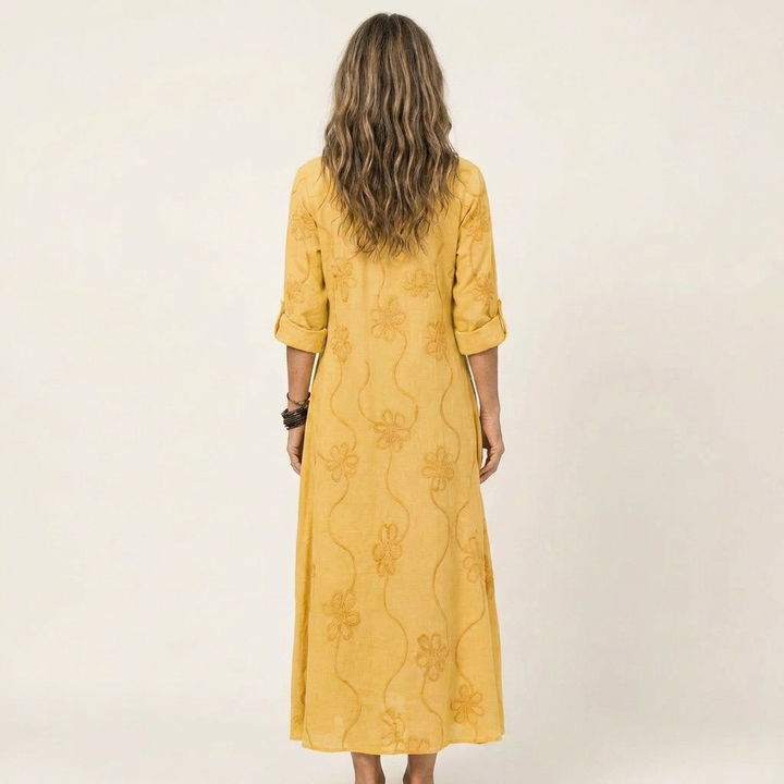 Marisa | Embroidered Maxi Dress