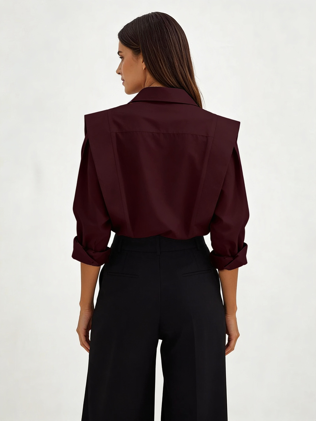 Oversized Button Down Cotton Shirt