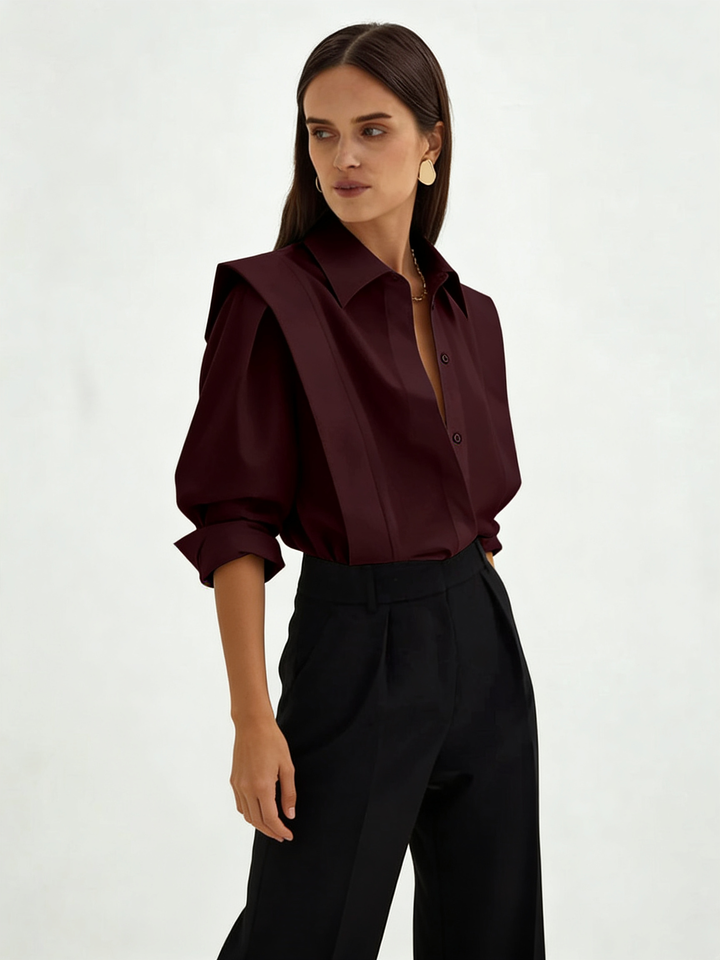Oversized Button Down Cotton Shirt