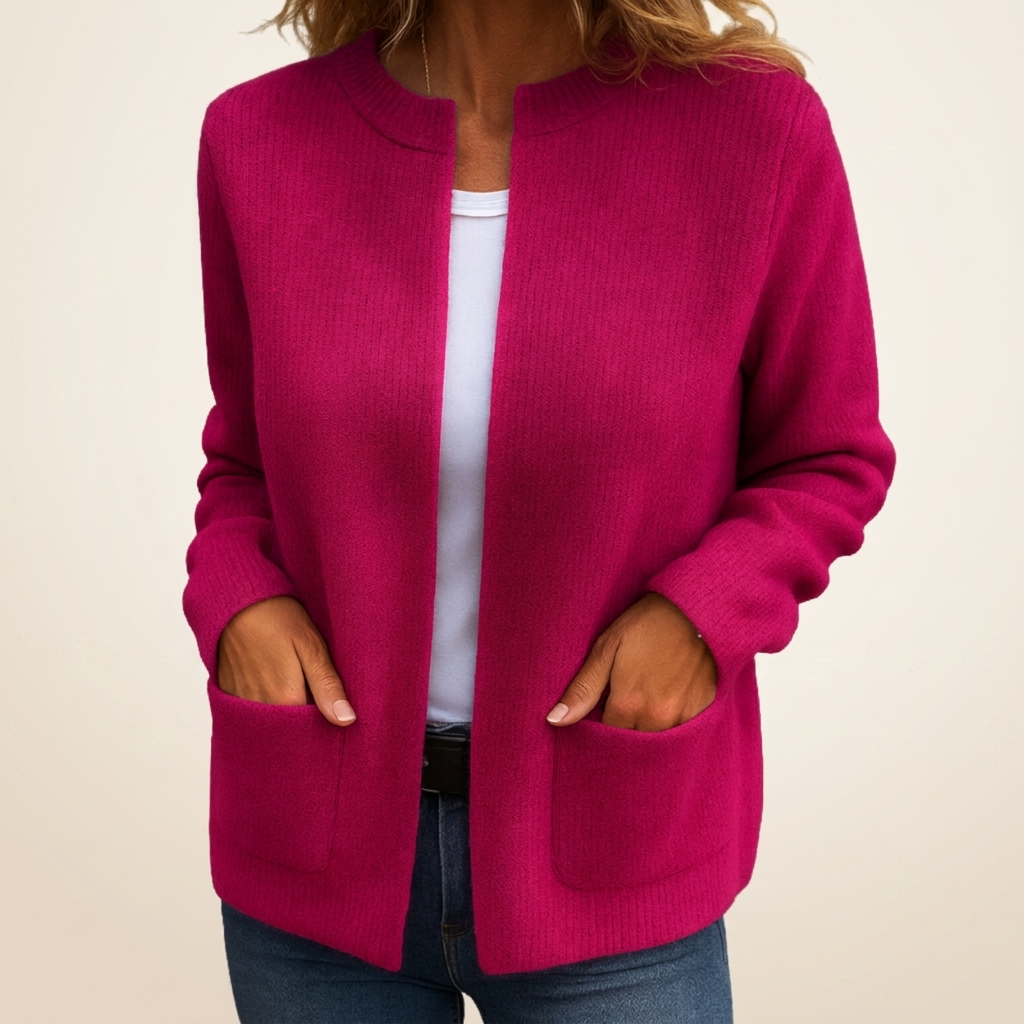 Juliette | Soft Knit Zip-Up Gilet
