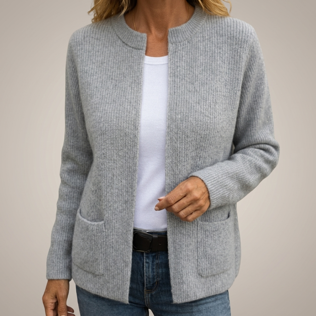 Juliette | Soft Knit Zip-Up Gilet