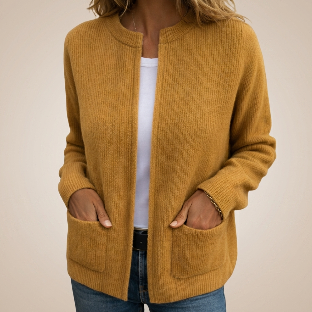 Juliette | Soft Knit Zip-Up Gilet