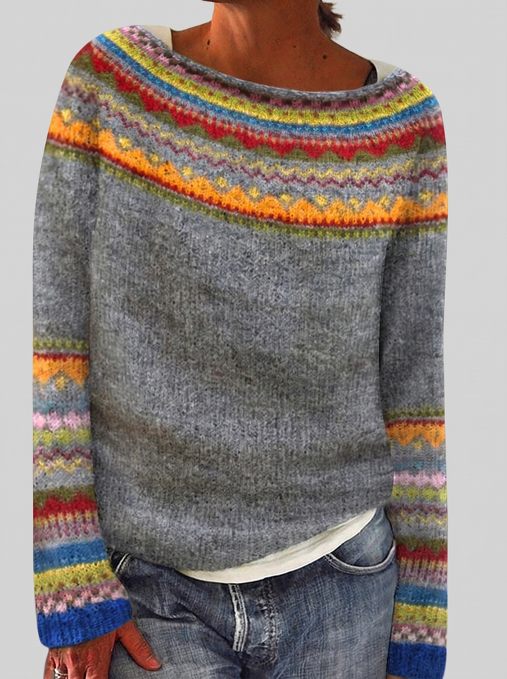 Arvine | Women's Nordic Knit Pullover Sweater