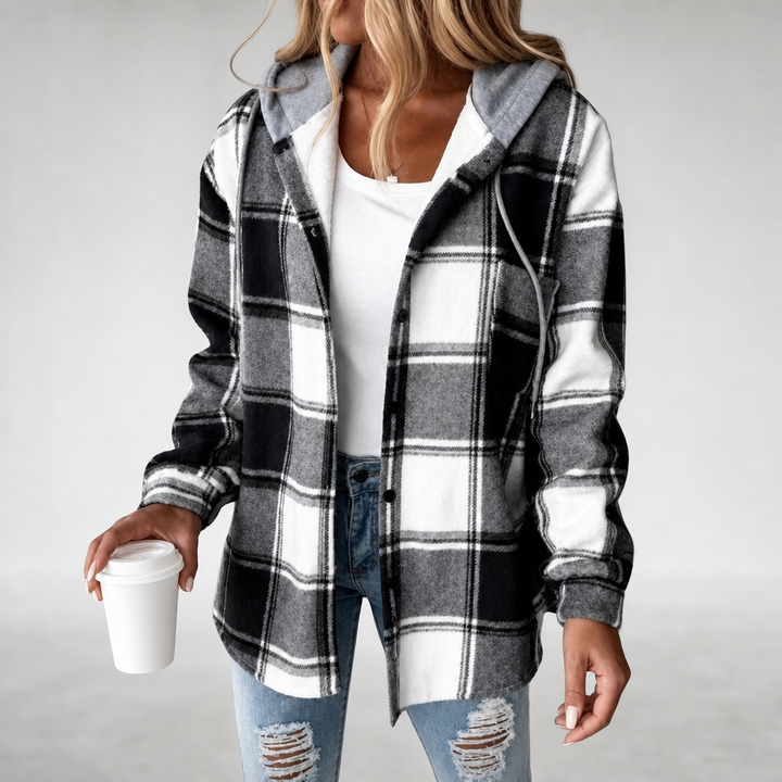 Ellie™ Hooded Fleece-Lined Cardigan