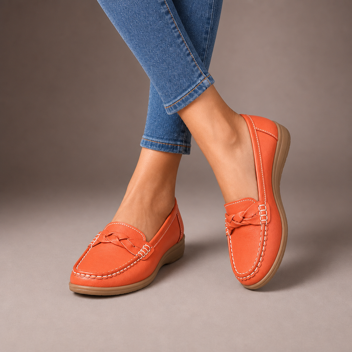 H&W | Wide Fit Orthopaedic Slip-On Loafers
