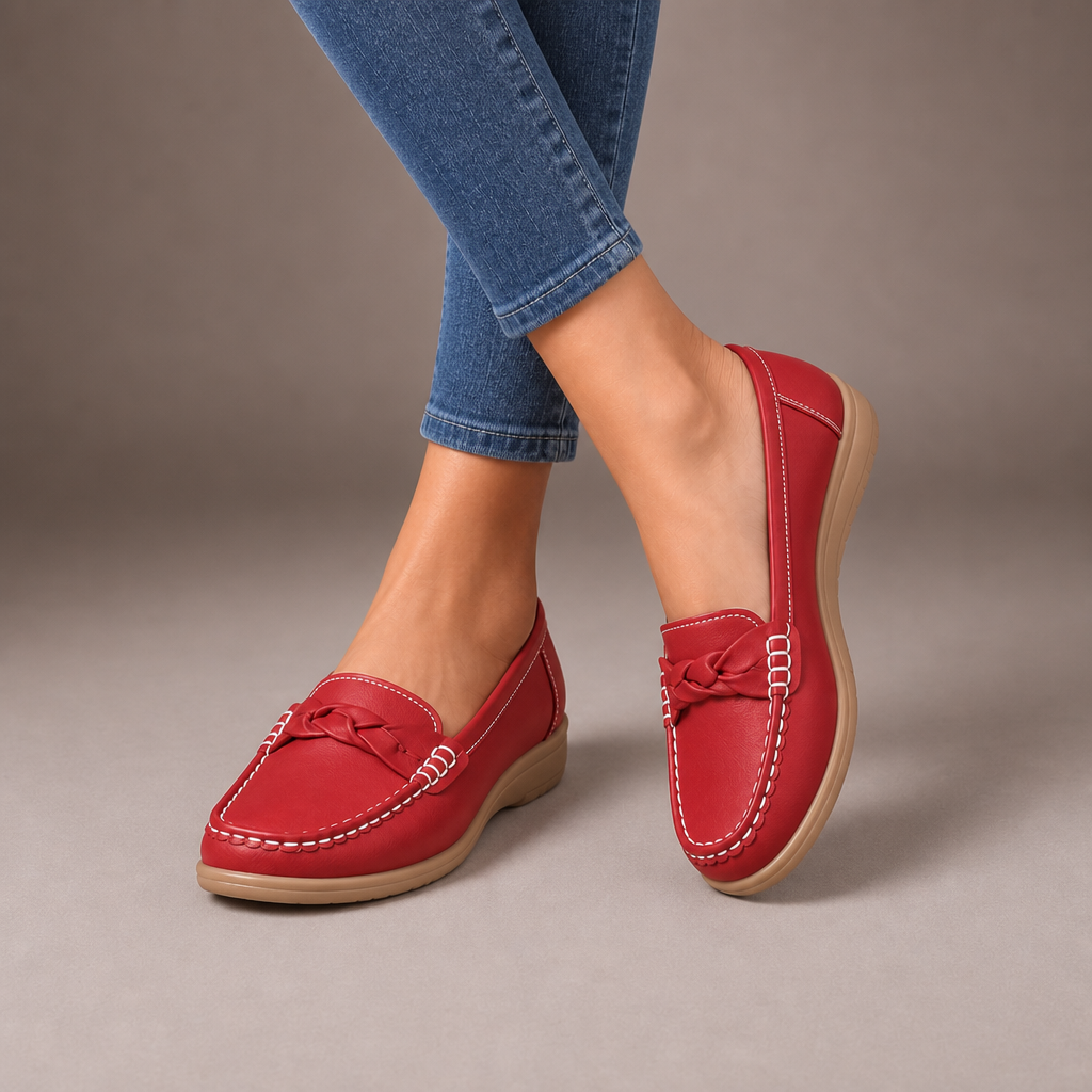 H&W | Wide Fit Orthopaedic Slip-On Loafers