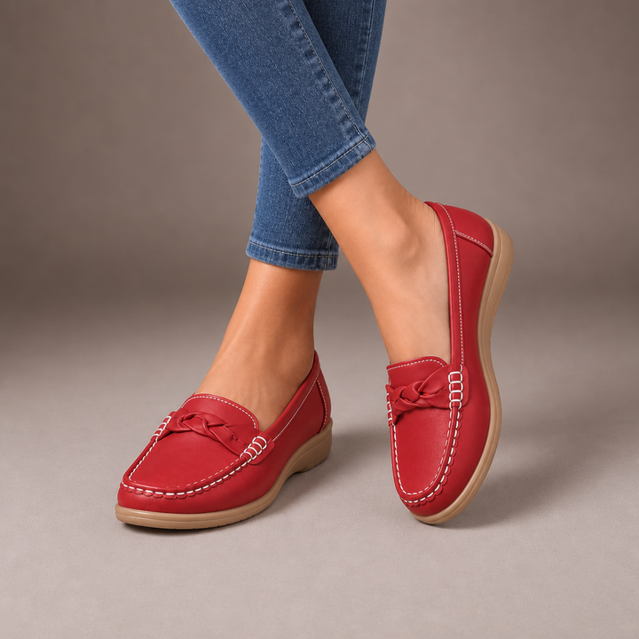 H&W | Wide Fit Orthopaedic Slip-On Loafers