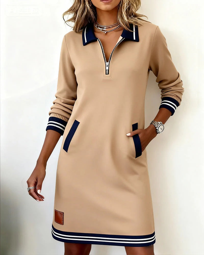 Long Sleeve Cotton Dress