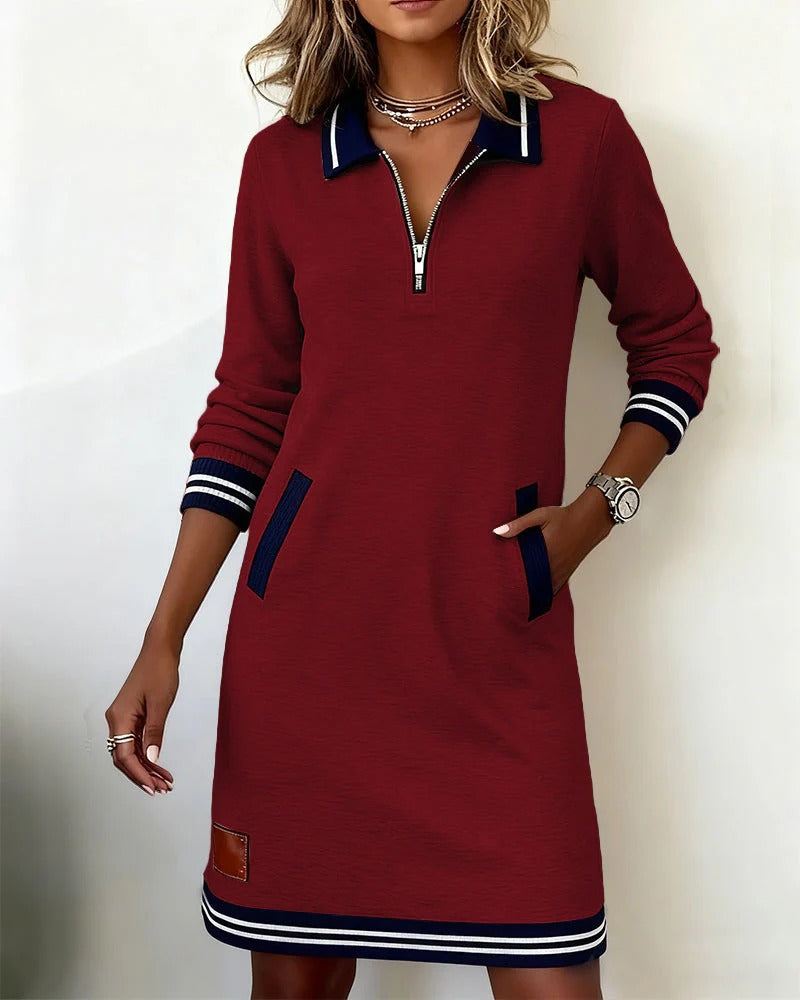 Long Sleeve Cotton Dress
