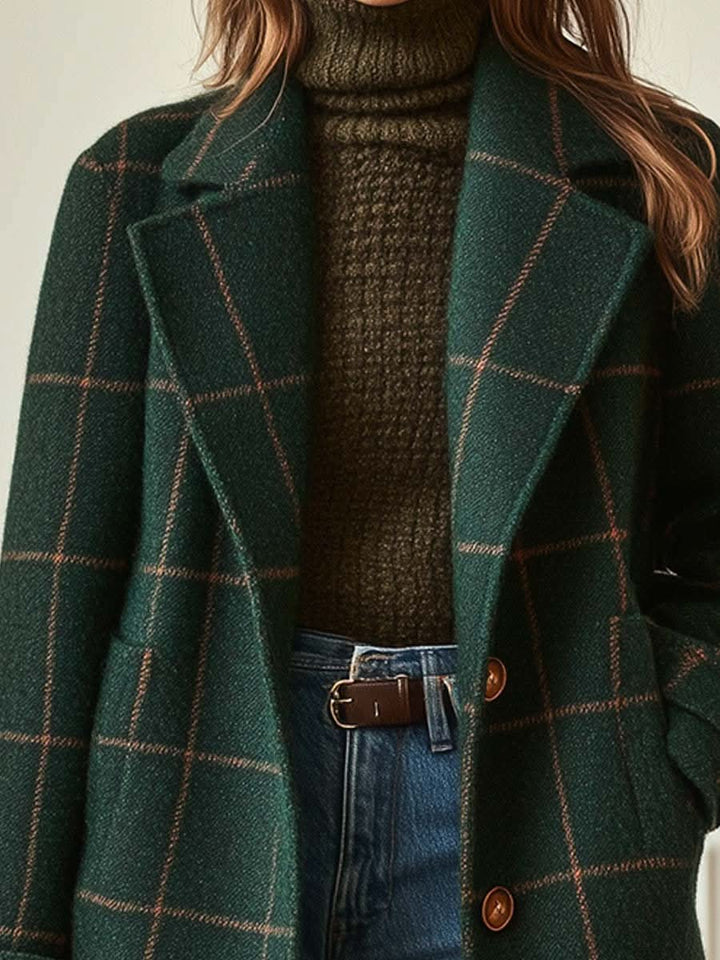 Elowen Checkered Coat