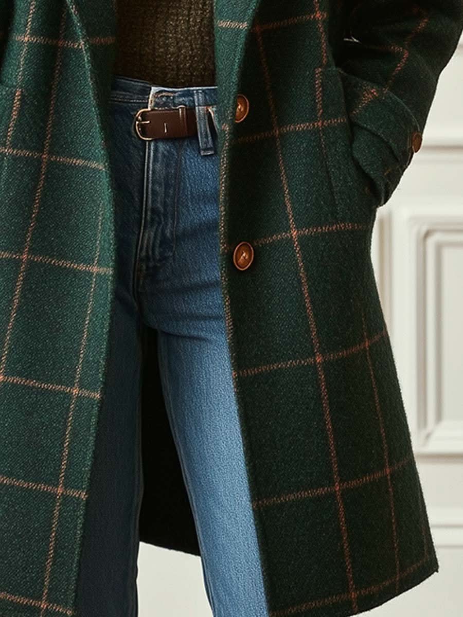 Elowen Checkered Coat