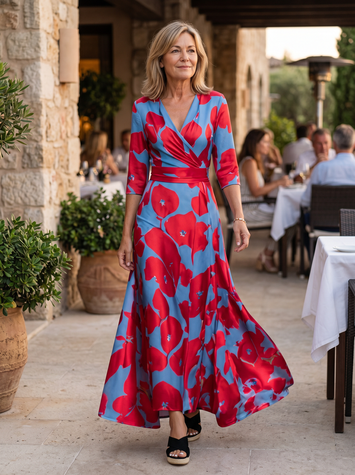 Leila | Elegant Floral Dress