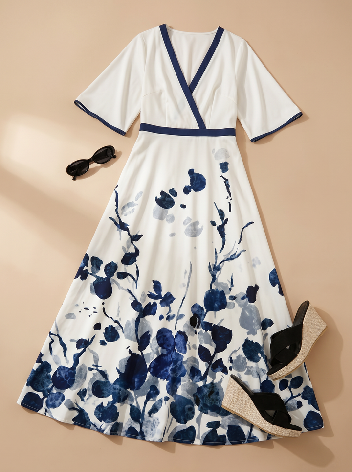 Leila | Elegant Floral Dress